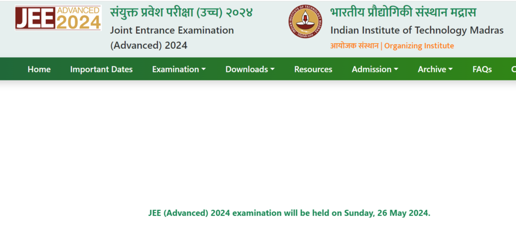 JEE Advanced 2024
